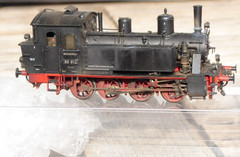 Fleischmann H0 Steam Locomotive Br 98 812 DB Ep3/6 Museum Uef , Weinert Pcs Aged
