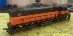AHM Roco Milwaukee Road #807 C-628 Locomotive Diesel Engine Serviced Lot B12