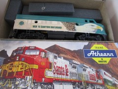 Vintage HO 1/87 Scale Athearn Verde Canyon RR F7A Locomotive Untested W/ Box