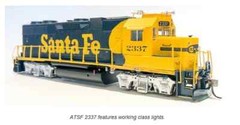 Rapido ~ HO Scale ~ EMD GP38 Low Nose ~ Standard DC ~ Santa Fe #2346 ~ 38004