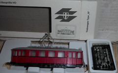 Halling H0 Vienna Tram Motor Car KSW Type N Without Motor, Tram Tramway OVP