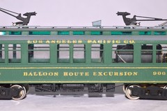 HO Brass Pacific Electric ‘Balloon Route’ Excursion Car 1-of-Kind Model XLNT!