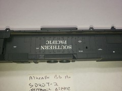 SD40T-2 SHELL ONLY SOUTHERN PACIFIC HO SCALE LOCOMOTIVE SD40T-2 DYNAMIC BRAKE