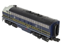 MTH 20-20605-1 Baltimore & Ohio F-7 A Unit Dsl Engine w/PS3 (Hi-Rail Whls) #722