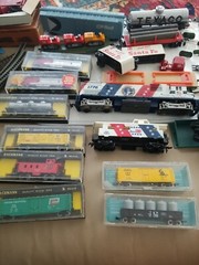 Train Lot Engines, Cabooses + Track Bachmann, Tyco, Atlas, Transformers Untested
