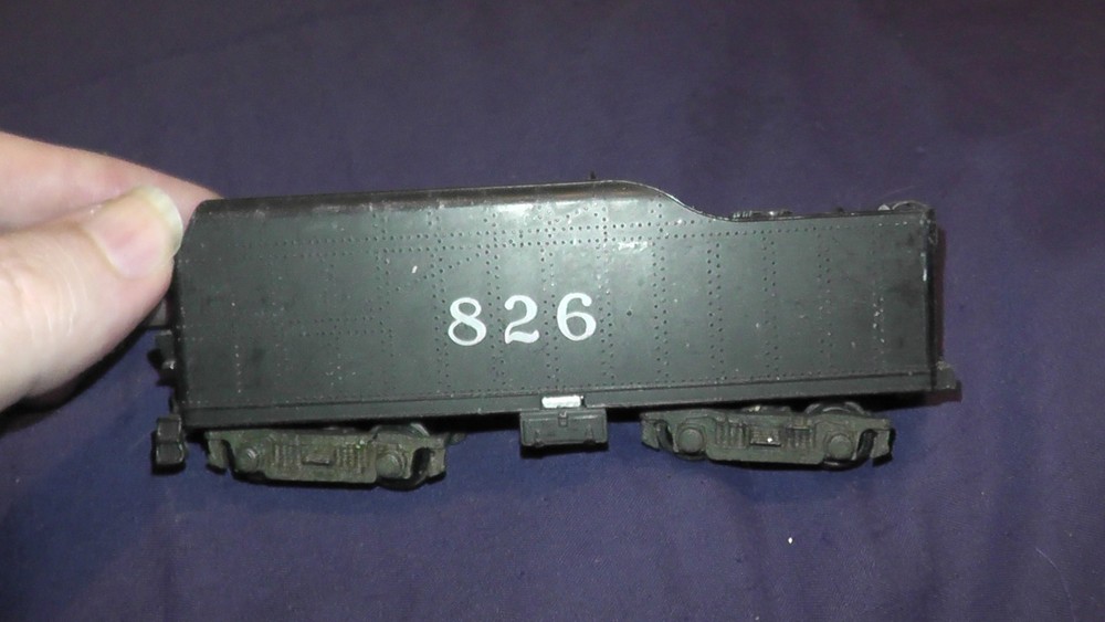 ho steam locomotive model train tender only athearn 826 metal plastic