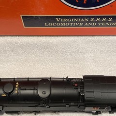Lionel Virginian 2-8-8-2 Locomotive & Tender TMCC Odyssey O Gauge 6-38032