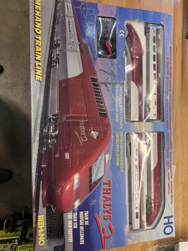Mehano HO Scale THALYS High-Speed Electric Train Set – Complete in Box TGV Style