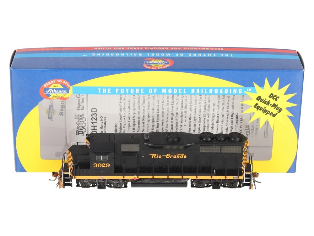 Athearn 96018 HO Denver & Rio Grande Western GP35 Locomotive #3029 w/DCC EX/Box