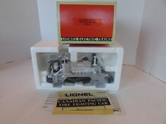 Lionel 6-6-18411 Canadian Pacific Fire Fighter Car Motorized Unit O Scale- H1W