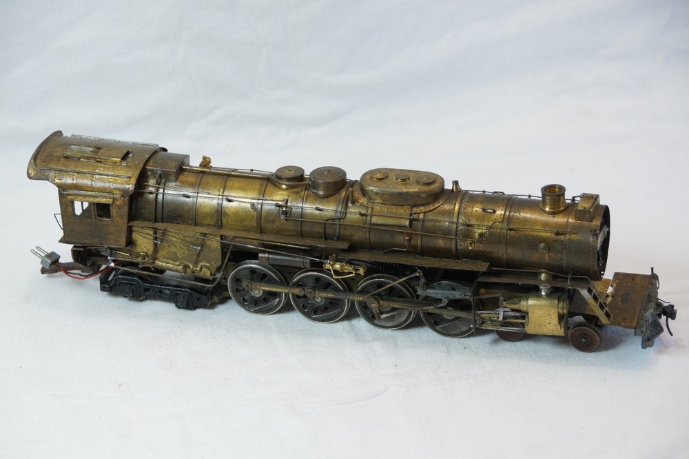 Vintage KTM? O Scale Train Model 2-Rail BRASS 4-8-4 Engine Locomotive Unpainted