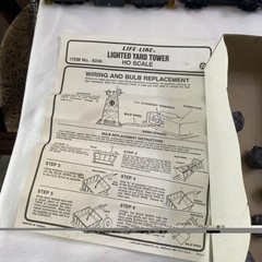 Vintage Life-Like Chessie System B&O 4810 Train Locomotive & 4 Cars in Boxes