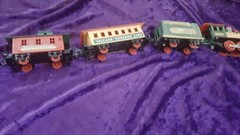 WINTERSVILL EXPRESS LINE ELECTRIC MODEL TRAIN RAILROAD LOCOMOTIVE ENGINE 3 CARS