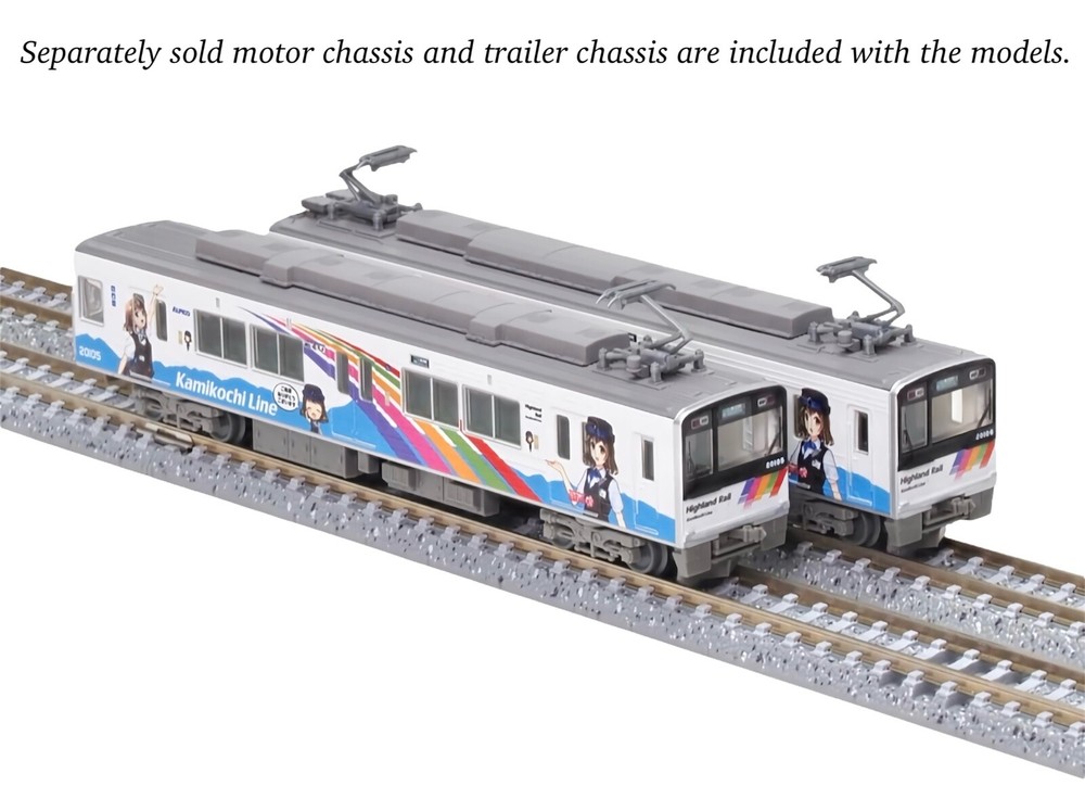 N Scale Tomytec Alpico Kotsu 20100 Series EMU Commuter Train #20105 & #20106 Set