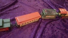 WINTERSVILL EXPRESS LINE ELECTRIC MODEL TRAIN RAILROAD LOCOMOTIVE ENGINE 3 CARS