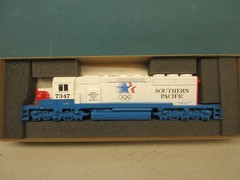 HO Athearn SD40-2 Southern Pacific Olympic 7347 DCC/LED +Dummy SD40-2 SP Olympic