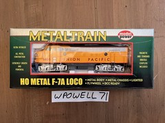 HO Model Power Metal Train F-7A Locomotive – Union Pacific – New