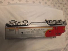 Lionel 2333 Santa Fe F3 AA Set 1948/49 Early Version Untested Missing Screws C‑5