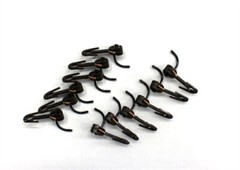 12Pcs / Lot 1/87 Model Train Ho Scale Model Train Hook Universal Spring Coupler