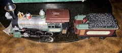 New Bright Greatland Holiday Express Train Christmas 1994 Locomotive And Coal