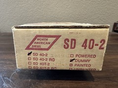 North American Diesel HO Scale Norfolk Western SD40-2 Dummy Locomotive – READ