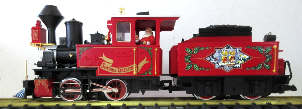 LGB 25171 G Scale Christmas Santa Steam Locomotive & Tender NEW