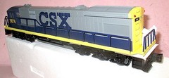 Williams U33-12 CSX #5878 Diesel Engine w/True-Blast II & Dual-Motor NEW IN BOX