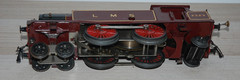 HORNBY O GAUGE CLOCKWORK No 2 SPECIAL TANK LOCOMOTIVE IN RED LMS LIVERY