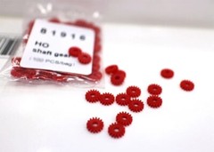 30 PCS 1/87 13-16 Tooth Gear Model Train Ho Scale Electric Gear Axle Accessories