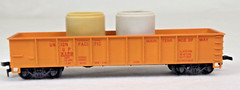 Tyco #341B-2.00 HO “Union Pacific” Gondola Car With Pipe Load Excellent With Box