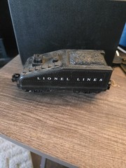 Lionel Lines O Gauge Tender Coal Car Analog Three-Rail Black Plastic Metal 1:48