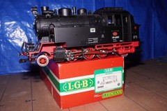 LGB 2080 G-Track Analog DC Steam Locomotive BR 99 DRG Black