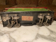 1920s Prewar Lionel 380 Train Engine with Freight Train Cars 15 tanker & 214,517