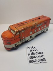 Marx 6000 Southern Pacific Diesel Engine O/O-27, 2 Position E-Unit + Lights