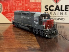 HO ScaleTrains Rivet Counter Cotton Belt SSW GP40R #7964 SXT41917 DCC & Sound