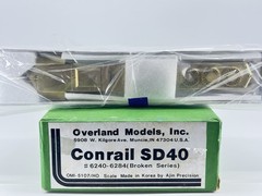 HO Scale Overland Models OMI 5107 Brass Conrail SD40 Diesel Locomotive