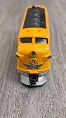 Vintage Pacific Express 1730 Pull Back Train Engine Diecast Toy HO Scale 6.5″