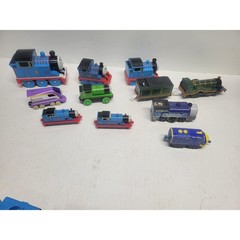 Thomas & Friends Chuggington Train Lot 10pc Wood Diecast Plastic Mixed Engines