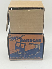 General Models Corporation O Gauge ‘Mac’ Handcar in Solid Original Box w/Insert