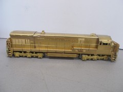 ALCO MODELS # D-137 ~ BRASS~ U-33C POWERED LOCOMOTIVE ~NOS-RUNS GOOD~HO SCALE~LB