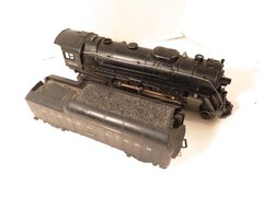 LIONEL POST-WAR TRAINS 2046 STEAM LOCO / 2046W TENDER- BOXED- 027/0- GOOD -W10