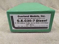 Overland Brass OMI-1968 G E C30-7 Diesel 2-Window Cab w/o Anti-Climber UP SCL