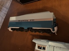 Weaver Gold Edition O Brass 3 Rail Santa Fe Blue Goose Hudson 4-6-4 MIB
