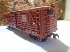 HO SCALE SANTA FE SLIDING DOOR STOCK CAR ATSF 51450, EXCELLENT 5-194-2-5