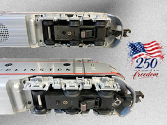 K LINE K-28131 CALIFORNIA ZEPHYR CB&Q E8 AA TMCC RS 4 MOTORS C9-NEW WAS $877