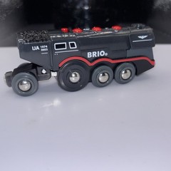 Rare Brio World 33216 Great Steam Engine Battery Train. Never Sold In USA. Works