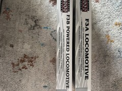 Proto 1000 HO Scale ATSF Santa Fe F3A & Powered F3B A-B Set NIB
