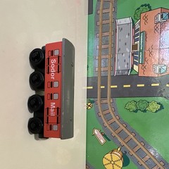 Sodor Mail Coach 1997 Red & Grey Thomas The Tank Engine & Friends Wooden Train