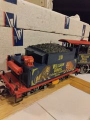Wilson Bros G Scale Circus Train Ex Cond. Engine And Tender 1991 LOOK! FREE SHIP