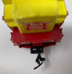 1970s TYCO Rock Island Diesel Engine HO Scale 235-10 4301 Railroad w Box